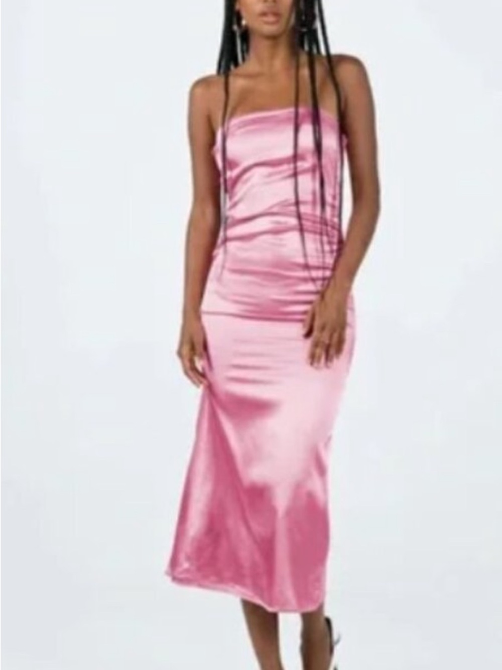 Princess Polly Shaya Strapless Maxi Dress Pink - Size 4 - NWT